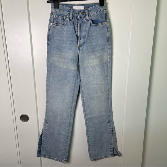 Topshop High Rise Straight Leg Jeans - Picture 6 of 9